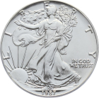 USA 1 Dollar 1987 Silver Eagle - 1 Unze Feinsilber